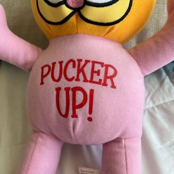 Vintage Garfield Pucker Up Plush Stuffed Animal Date Night Anniversary Gift - Picture 3 of 10